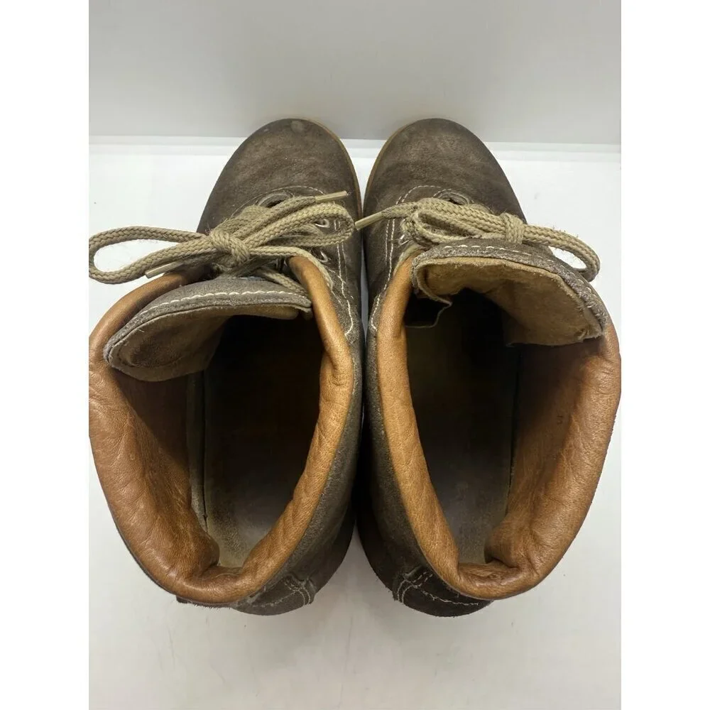 VTG Vasque Skywalk 7546 Men’s Sz 7.5 Waterproof Hiking Boots Brown Suede Lace Up